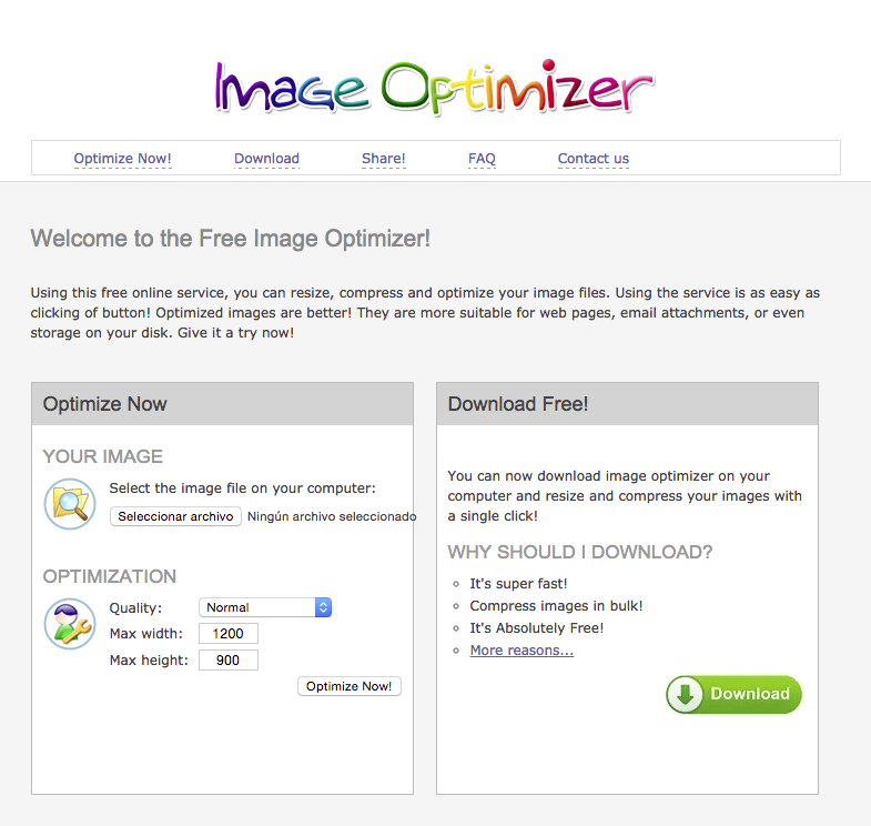 Imagen Optimizer