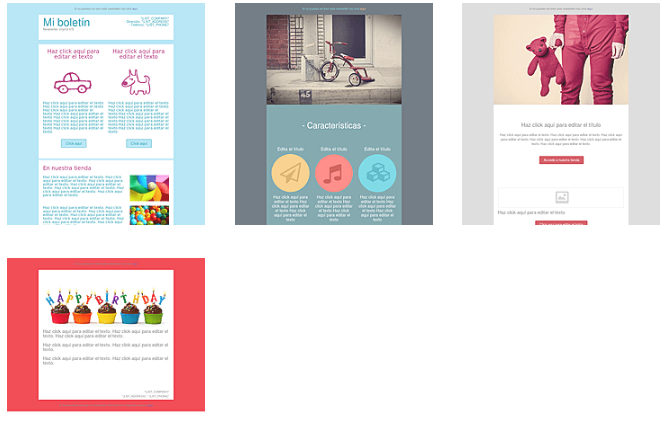 Plantillas de newsletters infantiles