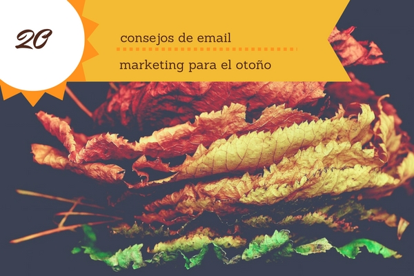 Consejos de email marketing para otoño