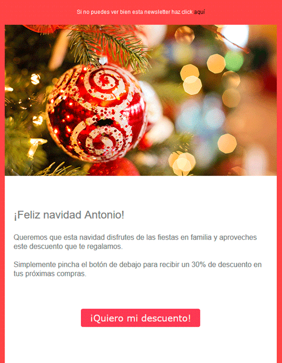 Ejemplo de newsletter