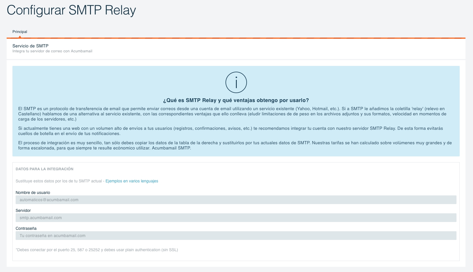 configurar smtp relay