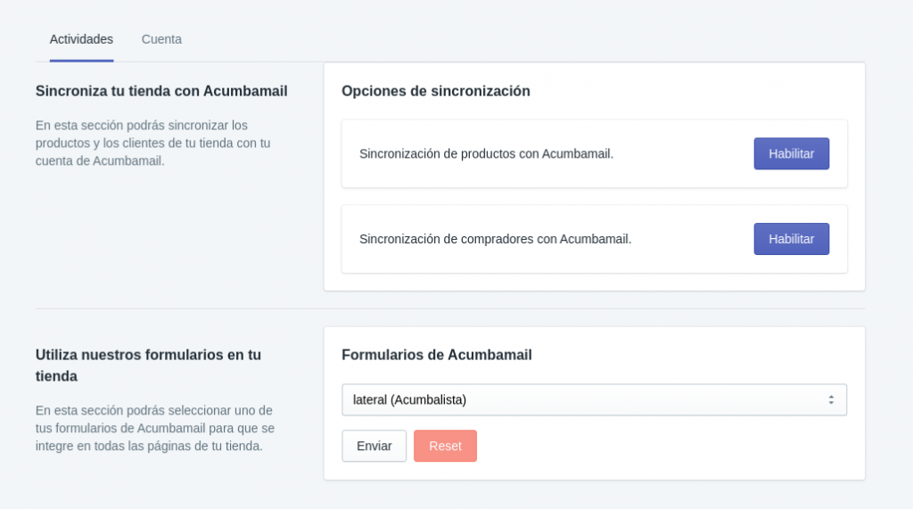 Integración con Shopify