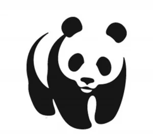 Logo WWF,  aplicación de las leyes de Gestalt