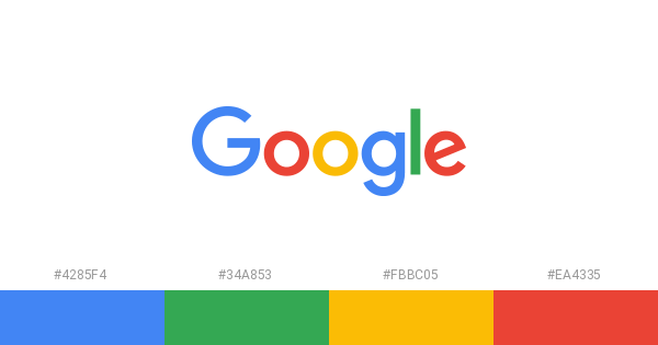 paleta de colores de Google
