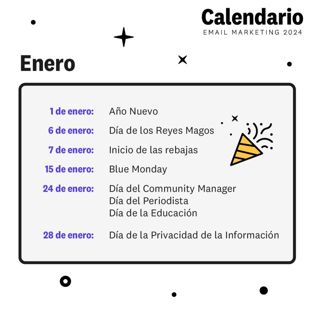 calendario marketing enero