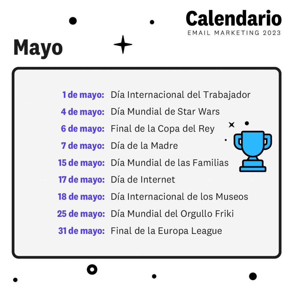 calendario de marketing 2023 mayo