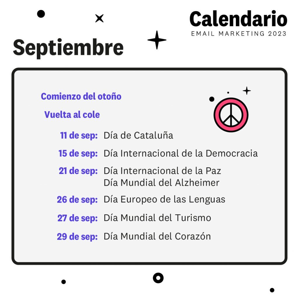 calendario de marketing 2023 septiembre