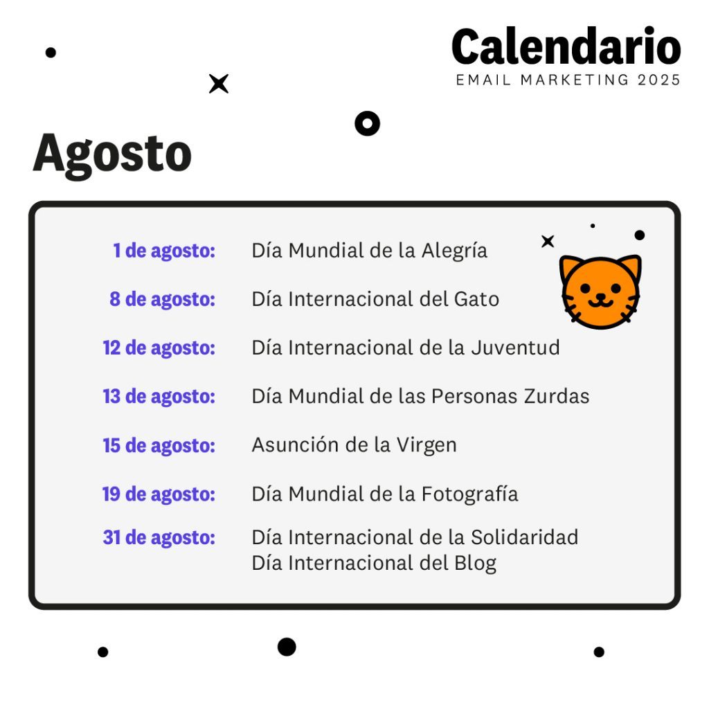 calendario agosto 2025