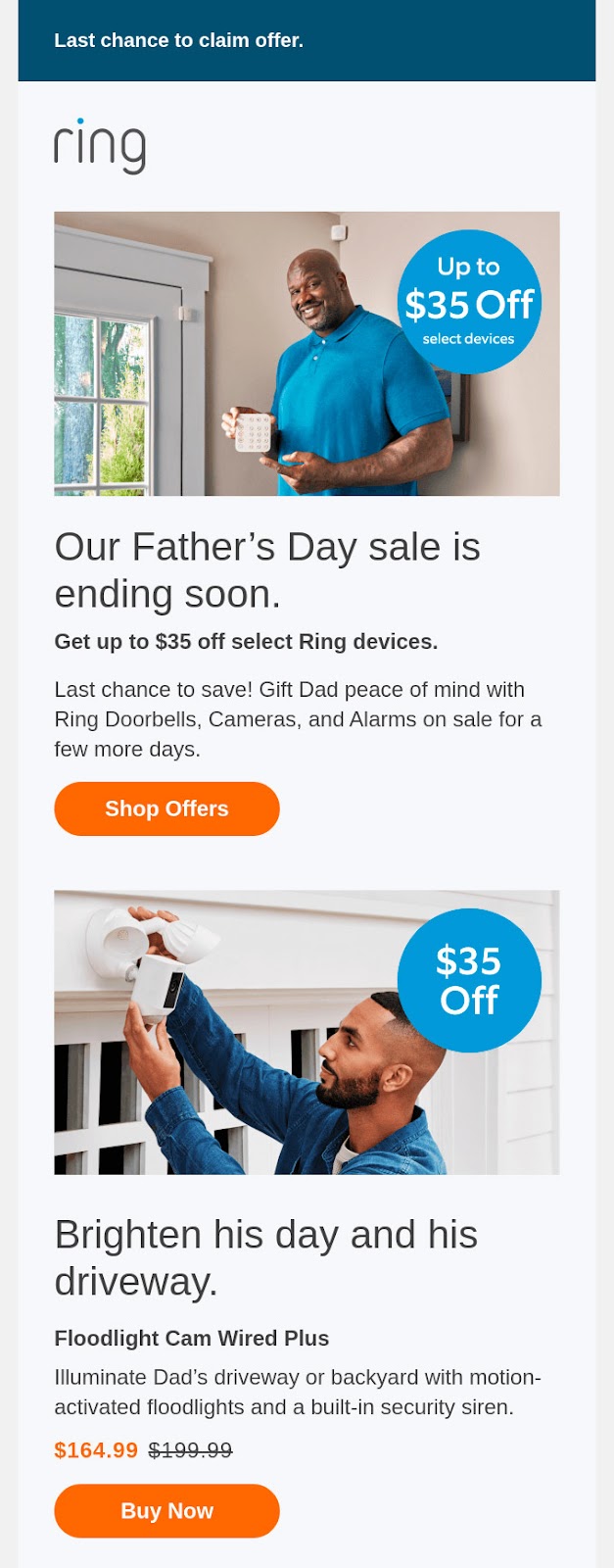 ejemplo email día del padre