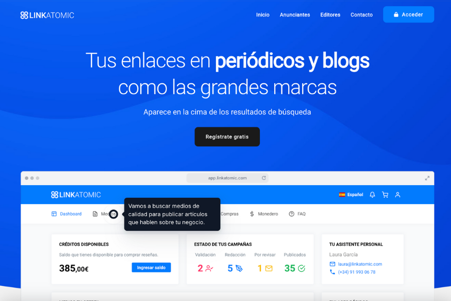 plataforma backlinks