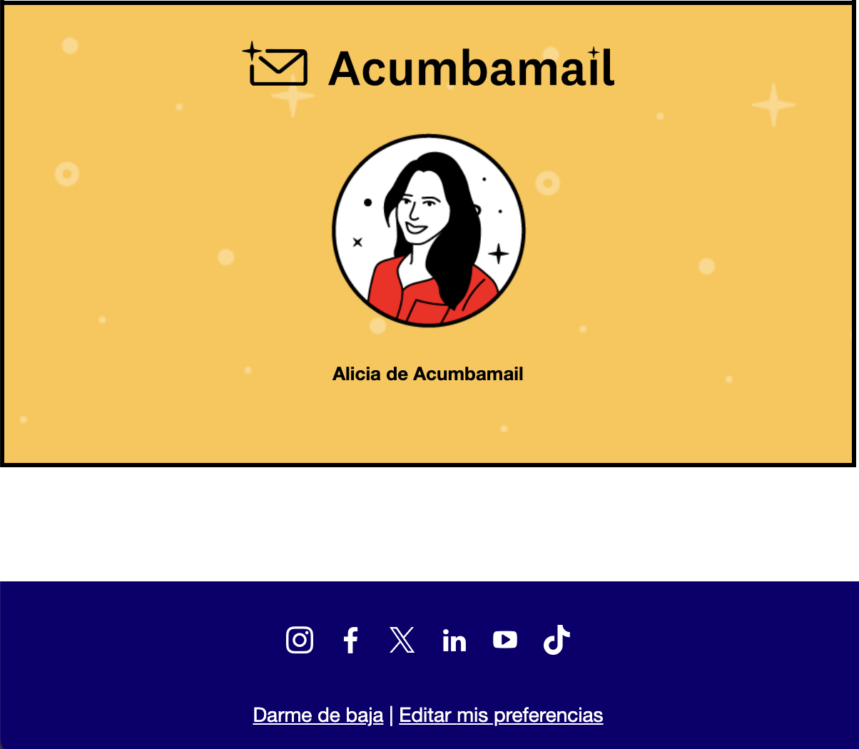 footer acumbamail