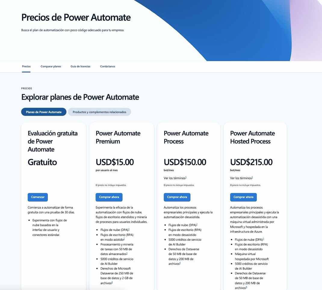 precio power automate