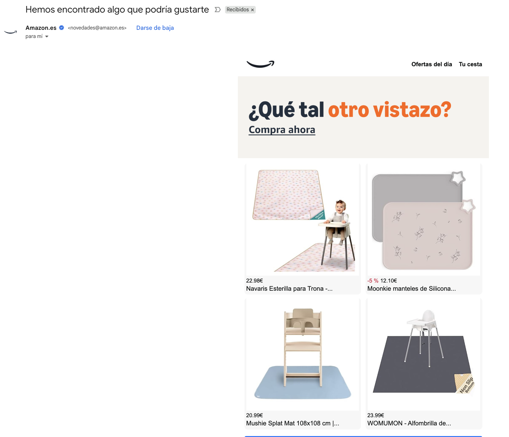 Lo que Amazon puede enseñarnos sobre campañas de email marketing