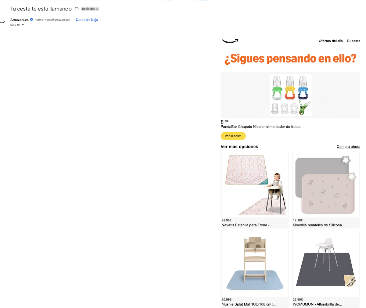 Lo que Amazon puede enseñarnos sobre campañas de email marketing