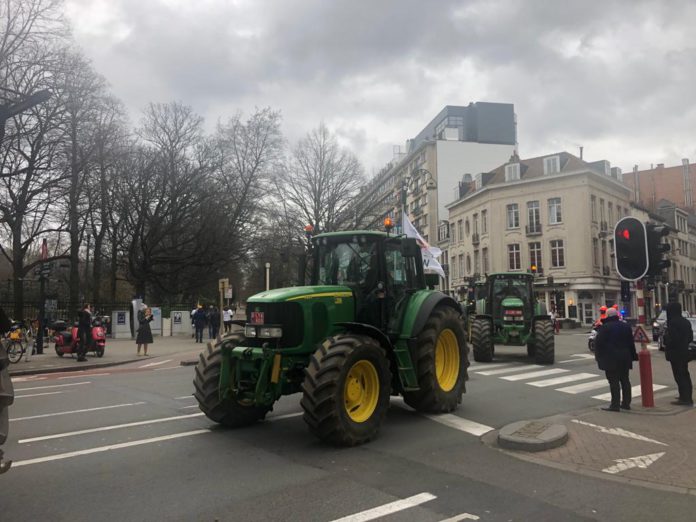 Las protestas de los agricultores llegan a Bruselas