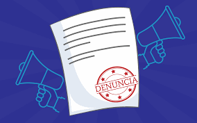 dibujo de una denuncia 