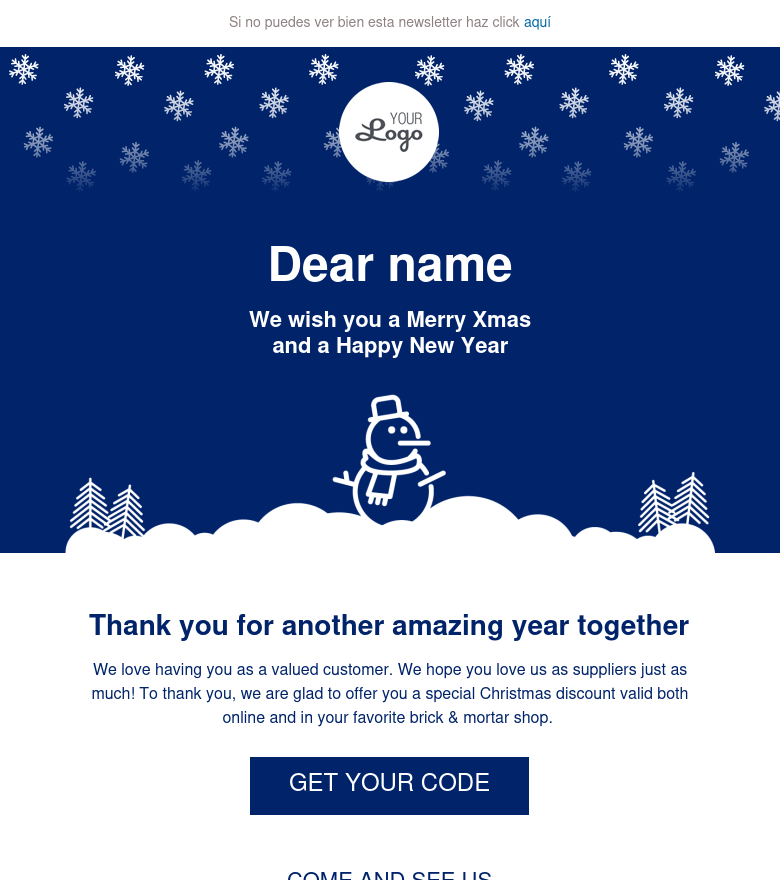 E-Mail-Marketing-Vorlage Nieve