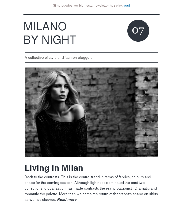 Plantilla email marketing Blanco y negro