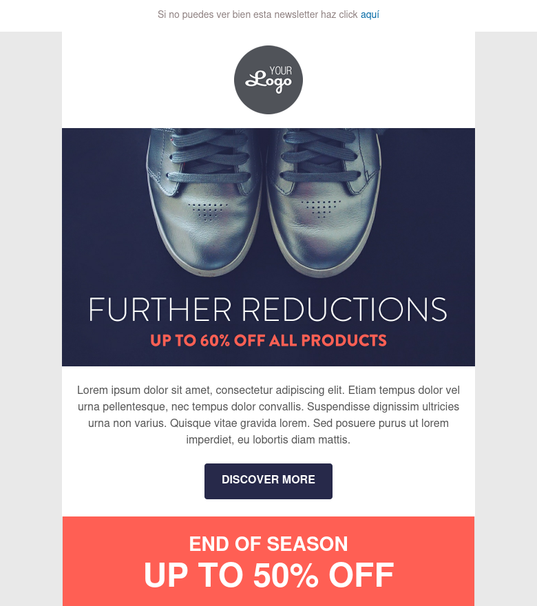 E-Mail-Marketing-Vorlage Complementos