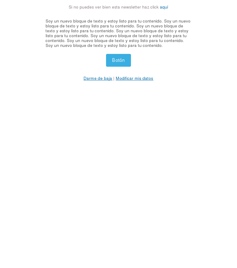 Plantilla email marketing Básica notificación