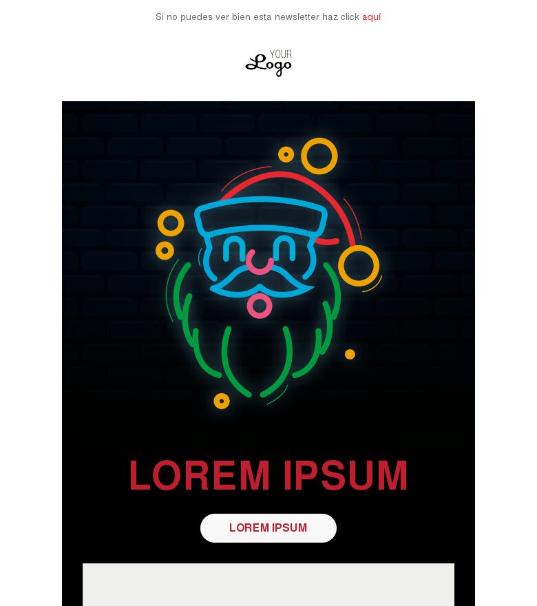 Template email marketing navidad#4