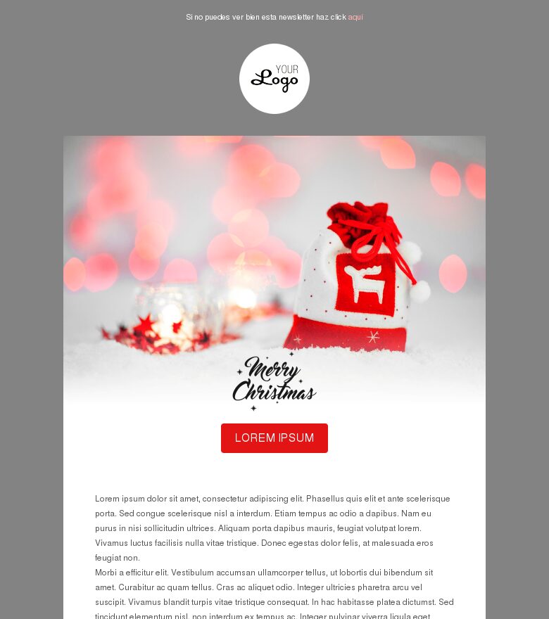 Email marketing template Navidad #6