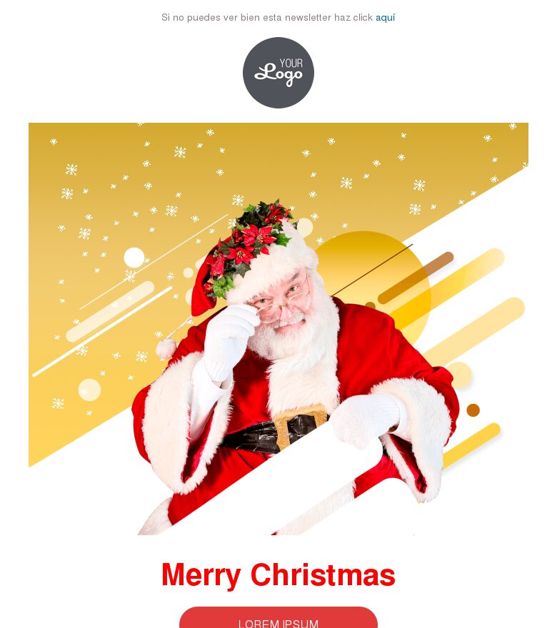 Template email marketing navidad#2