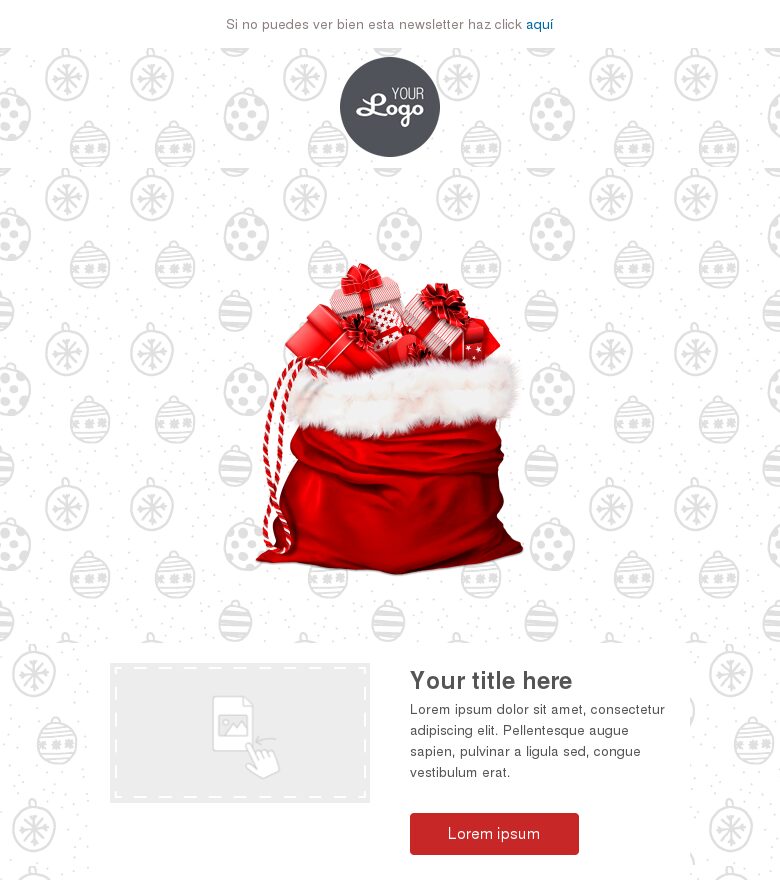 Template email marketing navidad#1