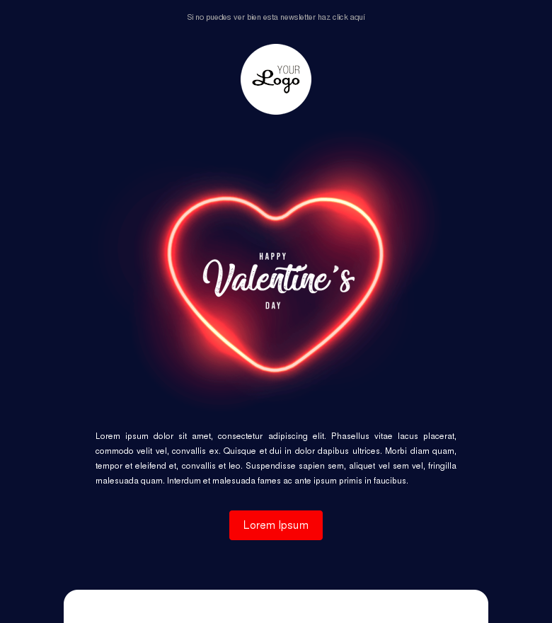 Plantilla email marketing SanValentín#1