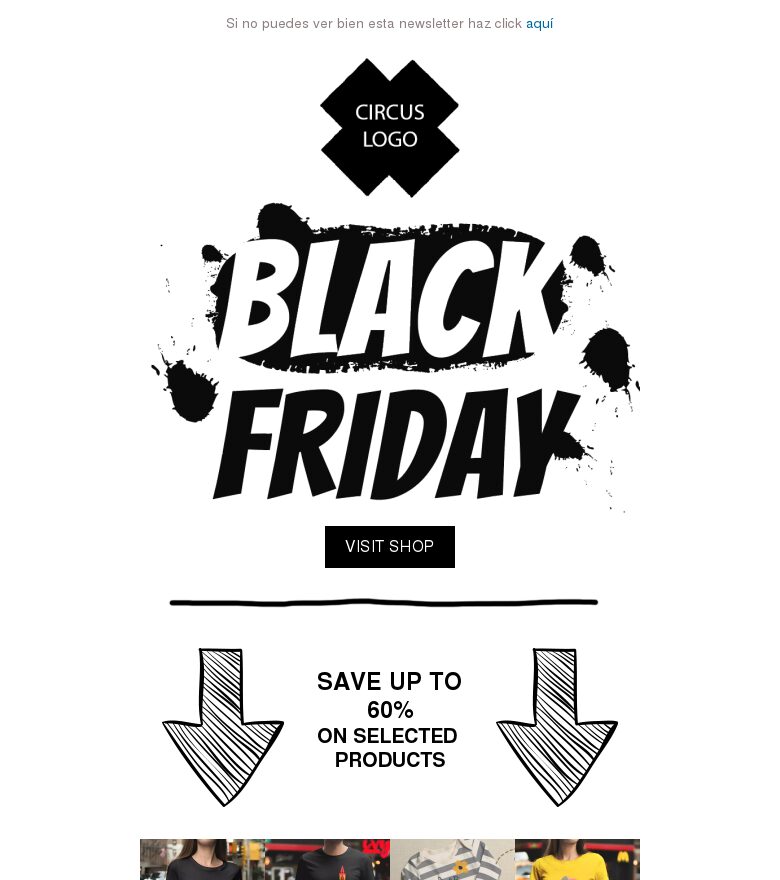 Plantilla email marketing Black Friday #6