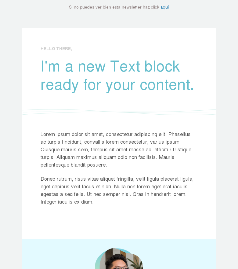 Plantilla email marketing Básica presentación