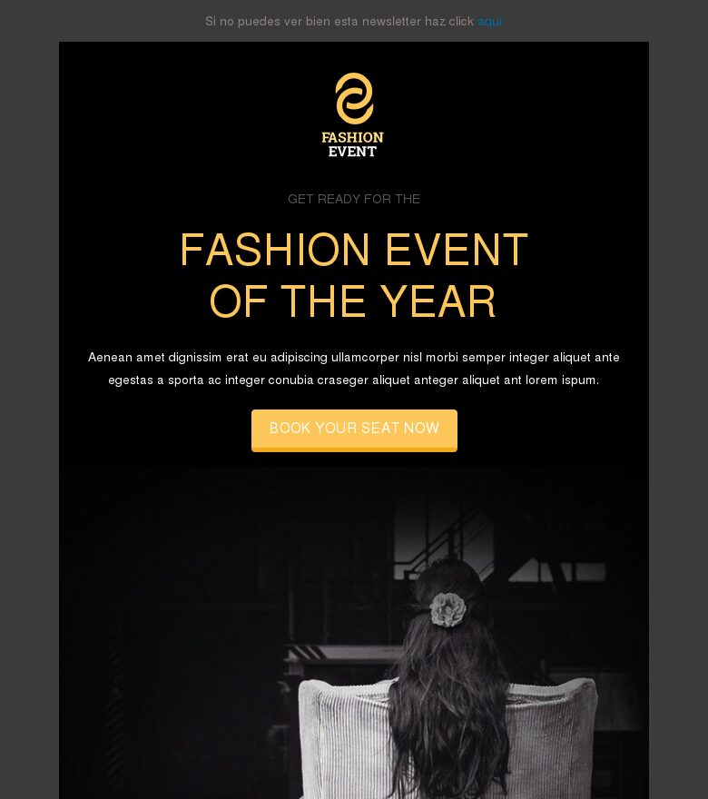 Template email marketing Eventos