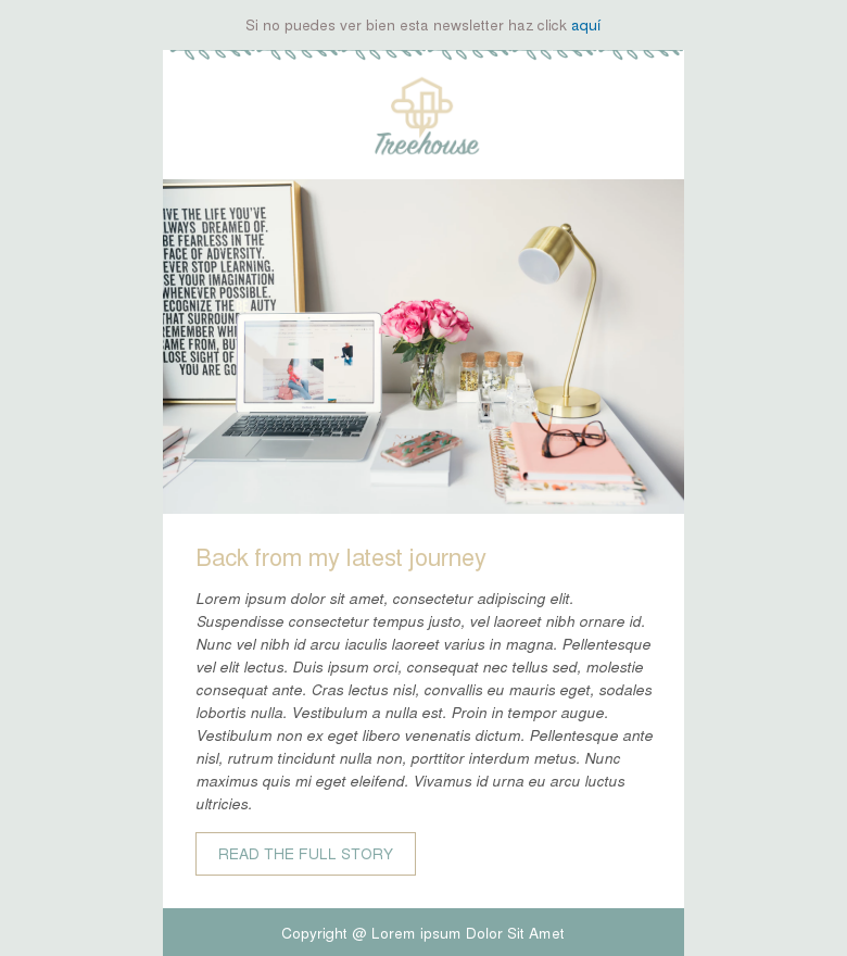 Plantilla email marketing Blogger