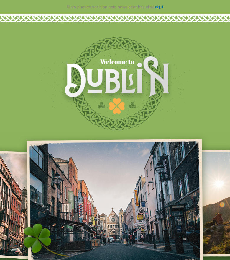 Plantilla email marketing Dublin