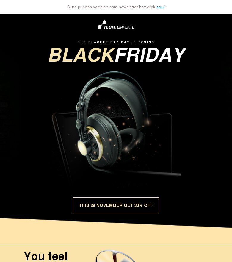 Template email marketing Black Friday #10