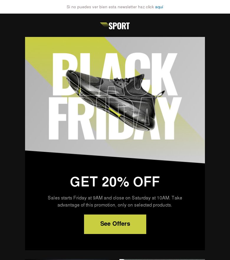 Template email marketing Black Friday #9
