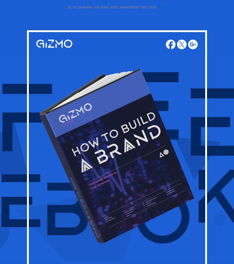 Template email marketing Regalo promocional