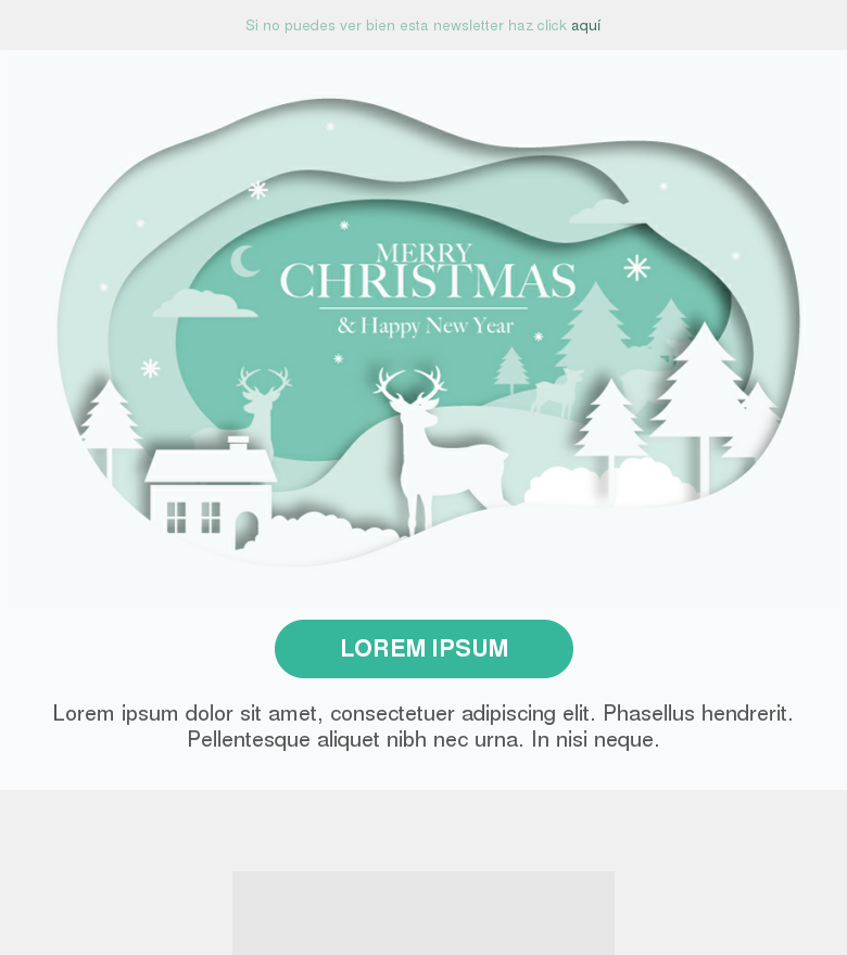 Plantilla email marketing Navidad #1