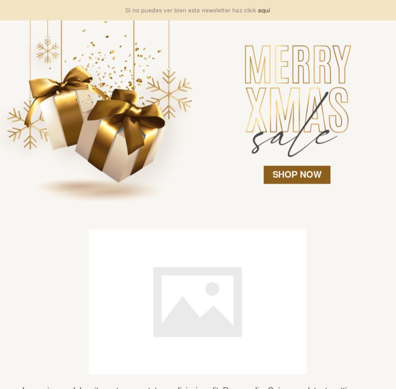 Plantilla email marketing Navidad #6
