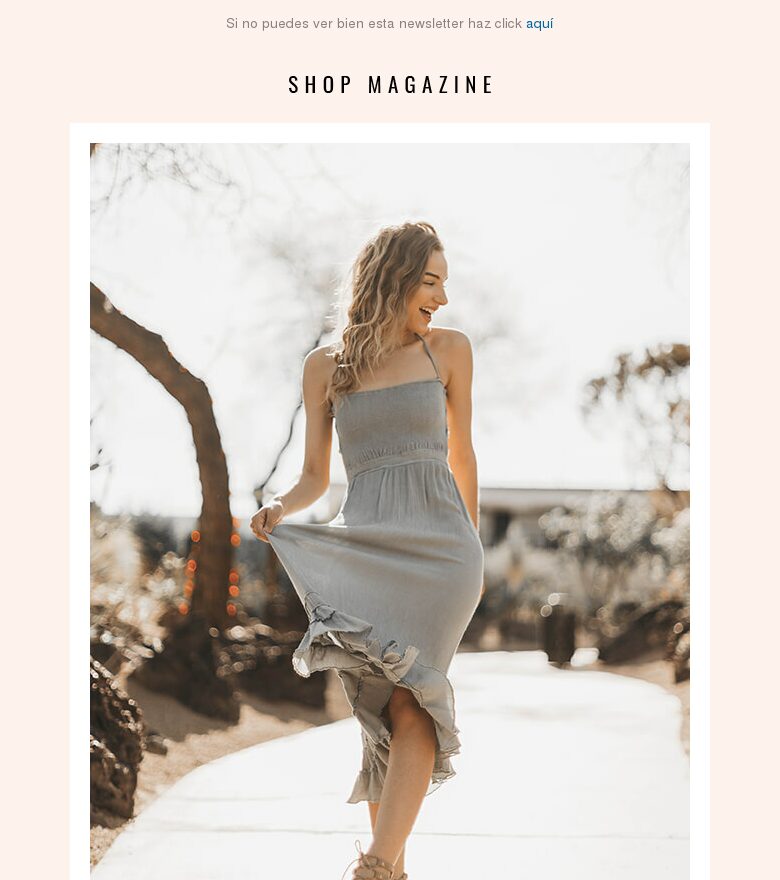 Template email marketing Revista semanal