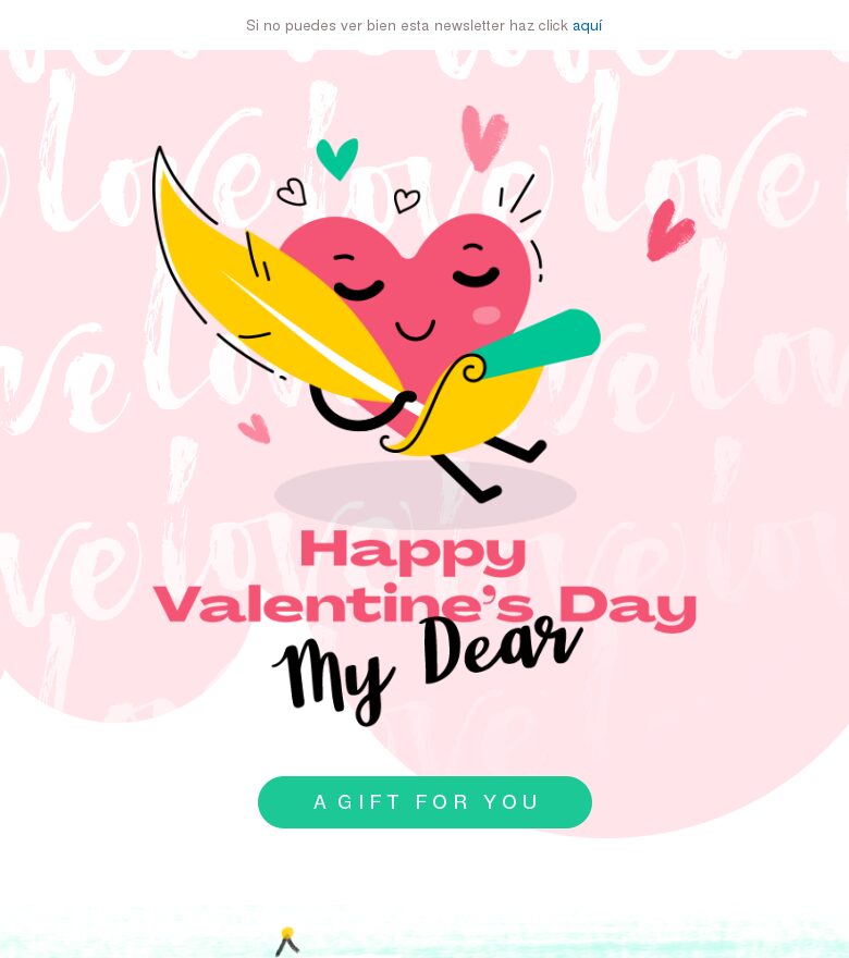 Template email marketing Mi amor