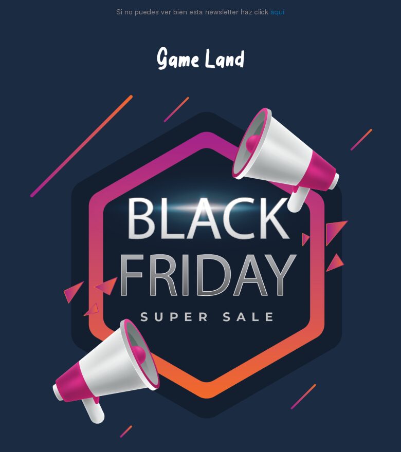 Template email marketing Black Friday #12
