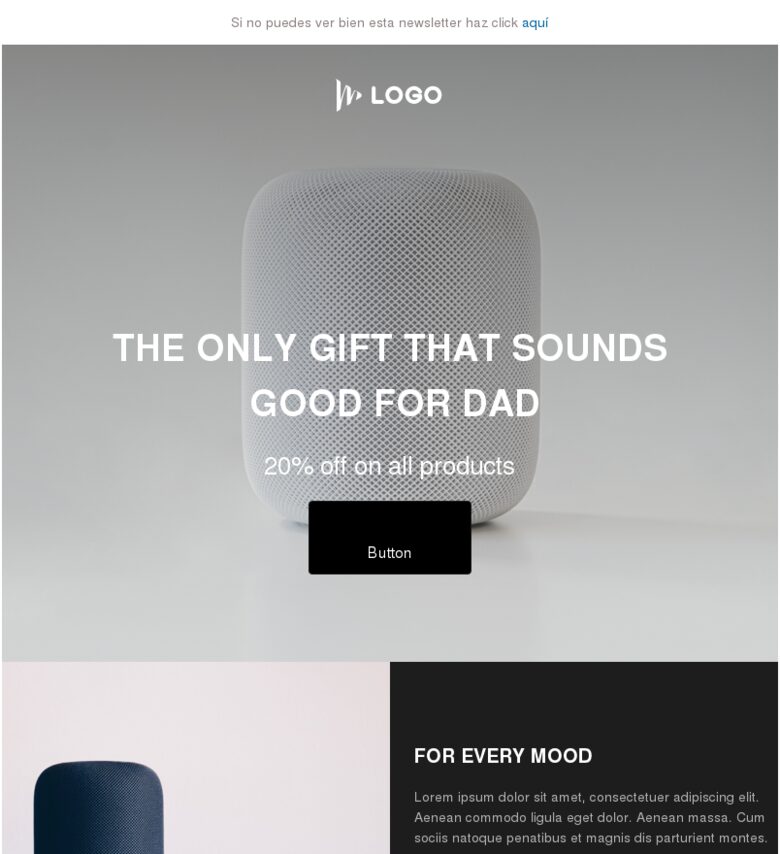 Template email marketing Lo que papá quiere de verdad