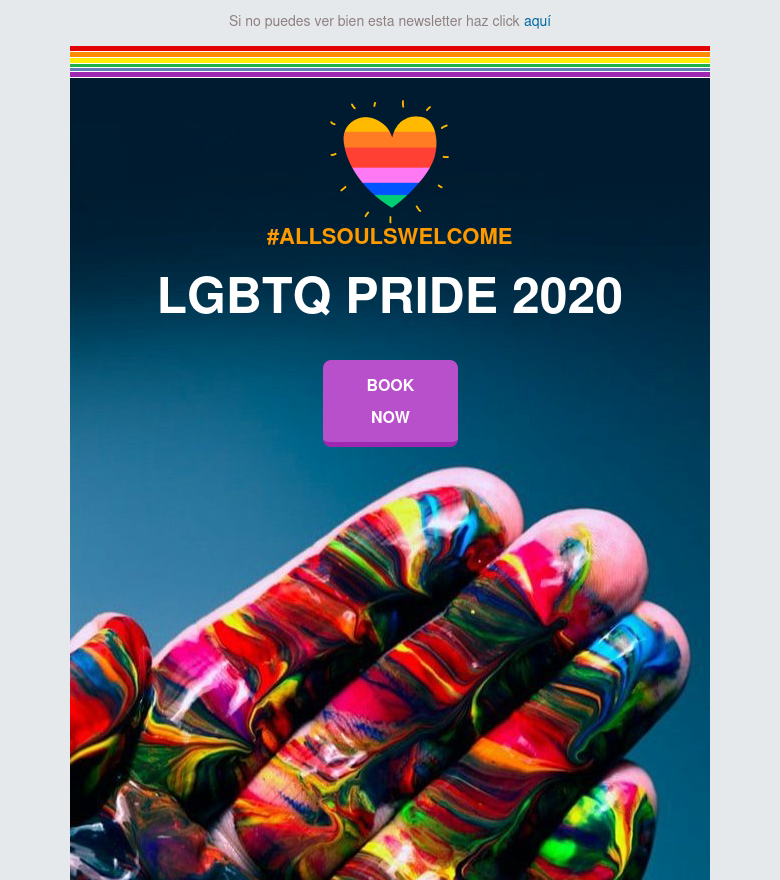 E-Mail-Marketing-Vorlage All souls welcome 2020