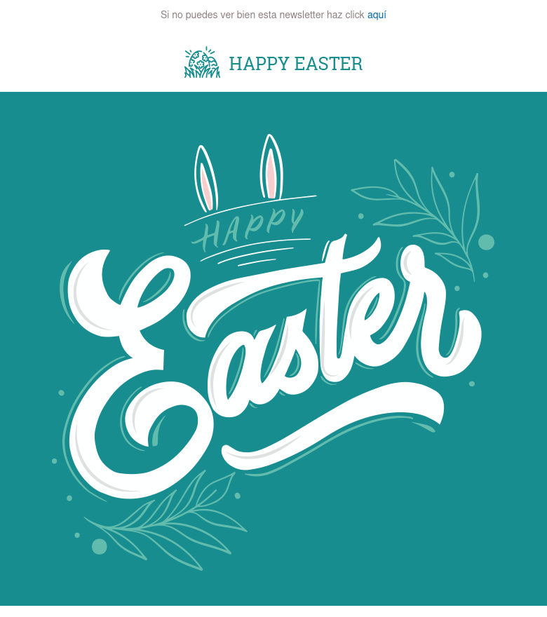 E-Mail-Marketing-Vorlage Special easter
