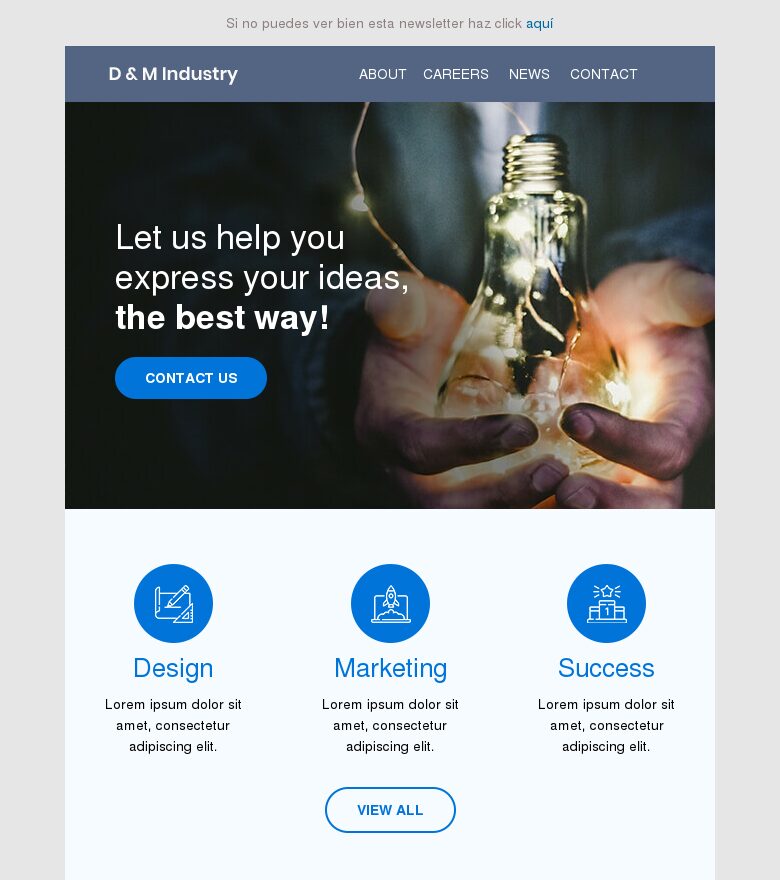 Template email marketing Las mejores ideas