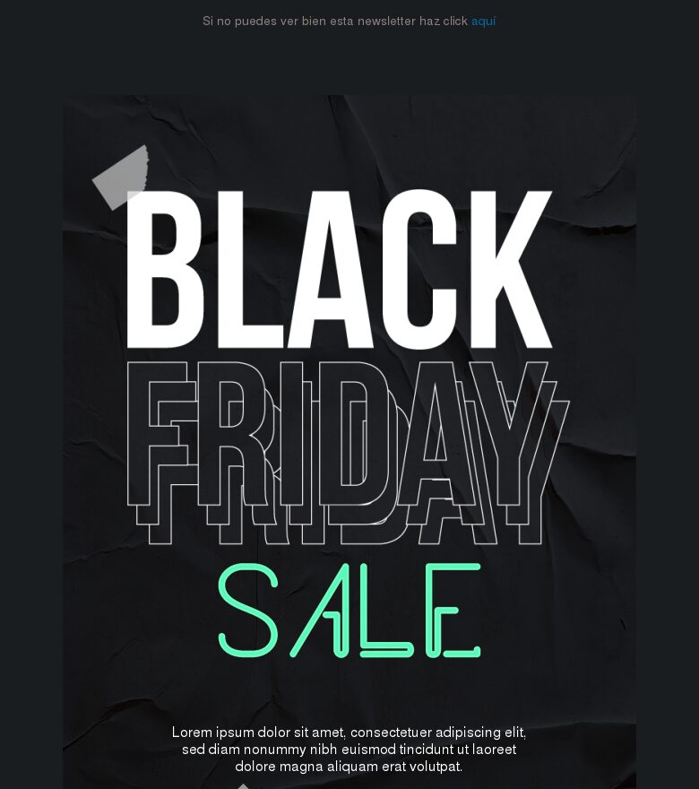 Template email marketing Black Friday #16