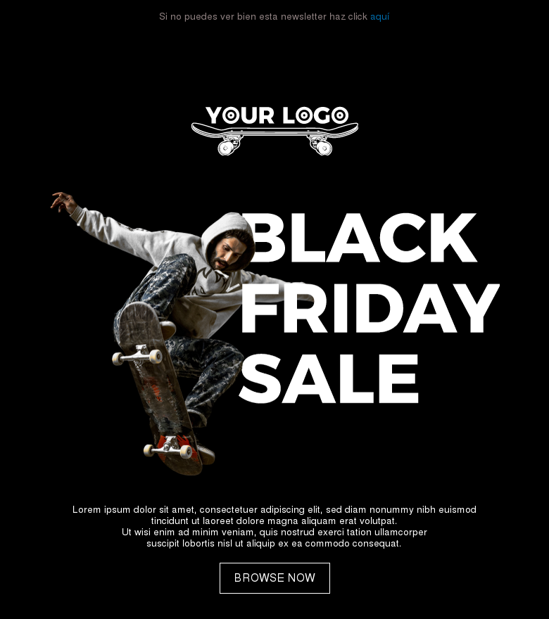 Plantilla email marketing We got the gang covered