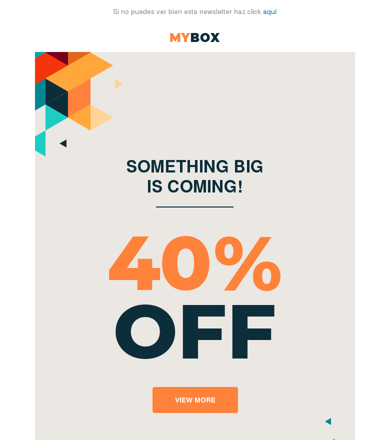 Plantilla email marketing Animated teaser