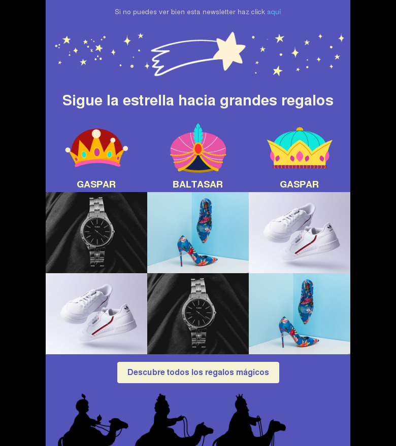 Plantilla email marketing Reyes magos 5